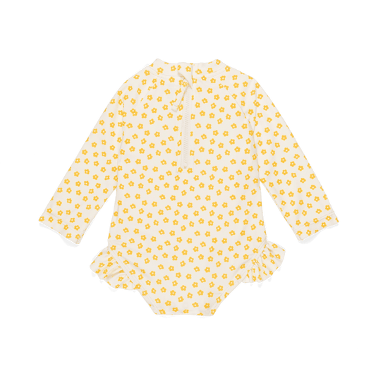 First Light Ruffle One-Piece - Cream image 2