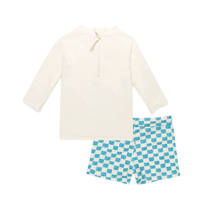 Daybreak Rash Guard Set - Cream - Sunnaroo