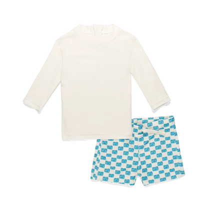 Daybreak Rash Guard Set - Cream - Sunnaroo