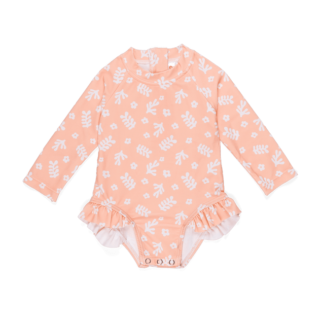 First Light Ruffle One - Piece - Coral - Sunnaroo