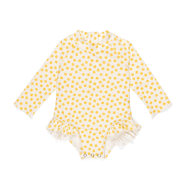 First Light Ruffle One - Piece - Cream - Sunnaroo