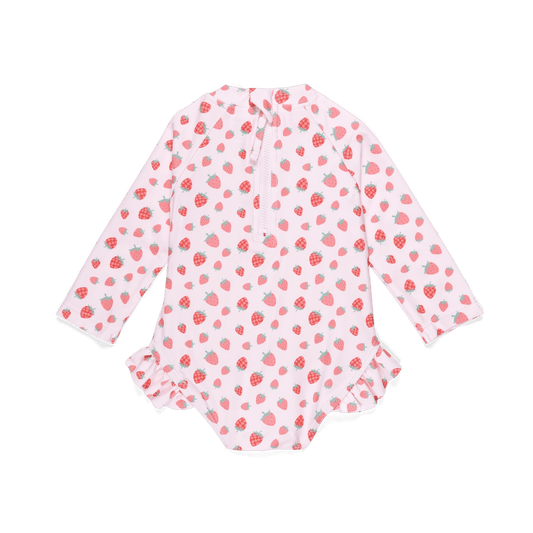 First Light Ruffle One-Piece - Strawberry image 2